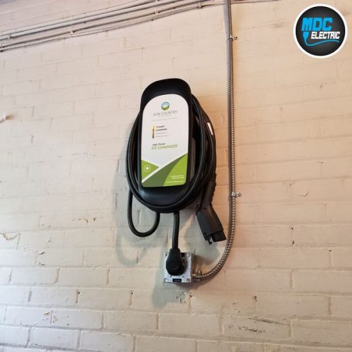 Sun Country EV charger installation by MDC Electric