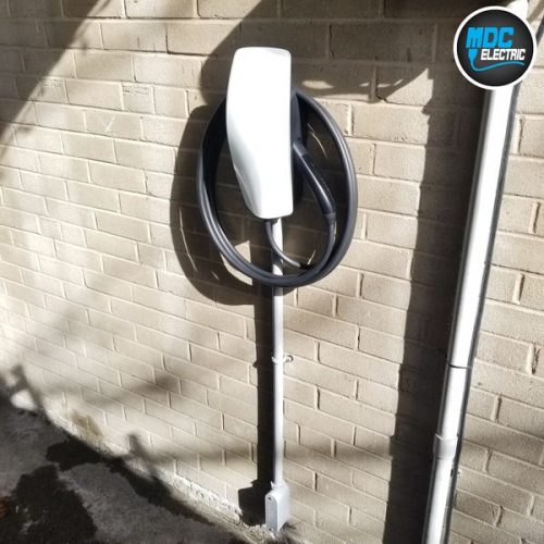 Tesla charger installation in Etobicoke, Ontario by MDC Electric
